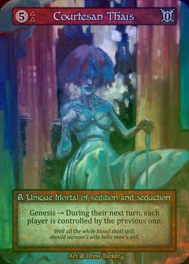 【FOIL】[Fire] Courtesan Tha?s [beta-Unique]